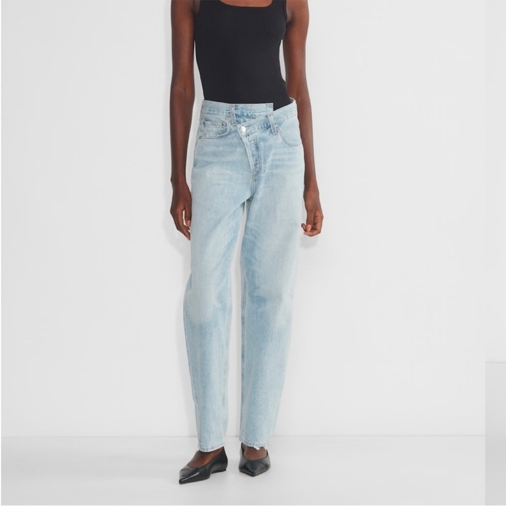 AGOLDE Criss Cross Denim Jeans - Picture 3 of 15